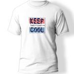 Keep Cool Baskılı T-Shirt