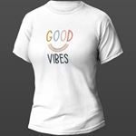 Good Vibes Baskılı T-Shirt