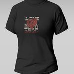 Love Baskılı T-Shirt
