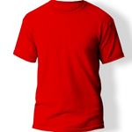 Baskısız Kırmızı T-Shirt
