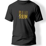 Faster Run Baskılı T-Shirt