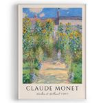 Cladue Monet "Garden at Vetheuil" 1881 Poster