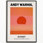 Andy Warhol "Sunset" Poster