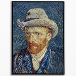 Van Gogh "Self-portrait with Grey Felt Hat" 1887 Poster