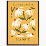 Flower Market Madrid Poster