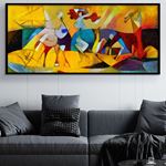 Artwork Painting By Picasso Panaromic Canvas